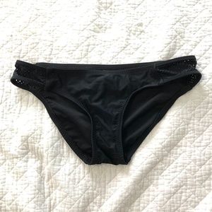 Mossimo Black Bikini Bottoms Size Small